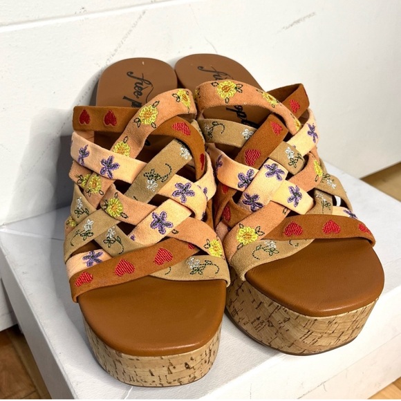 Free People Lisbon Platform Mules, size 10 - Picture 4 of 11